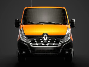 renault master crewcab dw e20 chassis 2014 3D Model
