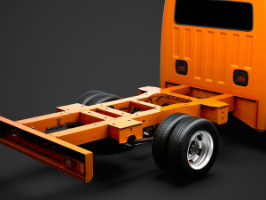 renault master crewcab dw e20 chassis 2014 3D Модель