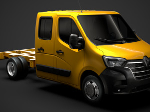 renault master crewcab dw e20 chassis 2020 Modelo 3D