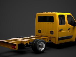 renault master crewcab dw e20 chassis 2020 3D 모델