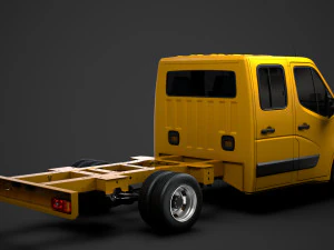 renault master crewcab dw e20 chassis 2020 3D Model
