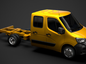 renault master crewcab dw e20 chassis 2020 3D 모델