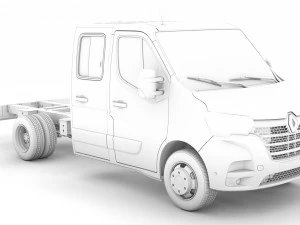 renault master crewcab dw e20 chassis 2020 3D Model