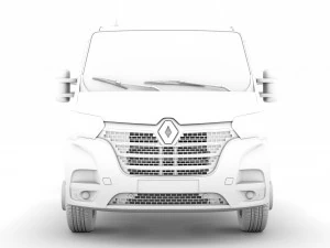 renault master crewcab dw e20 chassis 2020 3D Model