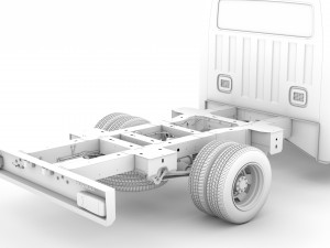 renault master crewcab dw e20 chassis 2020 3D 모델