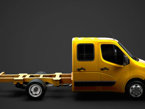 renault master crewcab dw e20 chassis 2020 3D Model