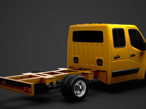 renault master crewcab dw e20 chassis 2020 3D Model