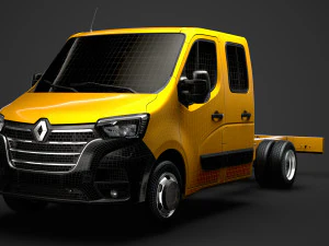 renault master crewcab dw e20 chassis 2020 3D Model