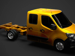 renault master crewcab dw e20 chassis 2020 3D Model