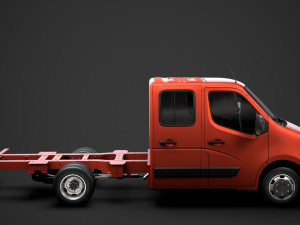 vauxhall movano crewcab dw e20 chassis 2014 3D मॉडल