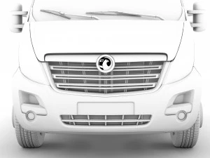 vauxhall movano crewcab dw e20 chassis 2014 3D Model