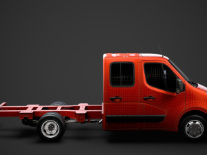 vauxhall movano crewcab dw e20 chassis 2014 3D मॉडल
