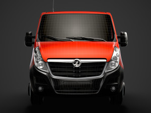 vauxhall movano crewcab dw e20 chassis 2014 3D मॉडल