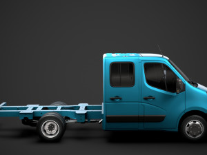 vauxhall movano crewcab dw e20 chassis 2020 3D 模型