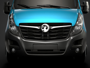 vauxhall movano crewcab dw e20 chassis 2020 3D 模型