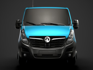 vauxhall movano crewcab dw e20 chassis 2020 3D 模型