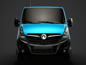 vauxhall movano crewcab dw e20 chassis 2020 3D 模型