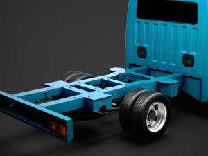 vauxhall movano crewcab dw e20 chassis 2020 3D 模型