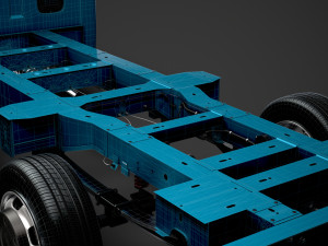 nissan nv400 singlecab sw e30 chassis 2014 Modelo 3D