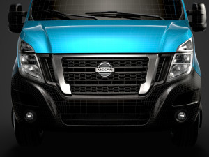 nissan nv400 singlecab sw e30 chassis 2014 Modelo 3D