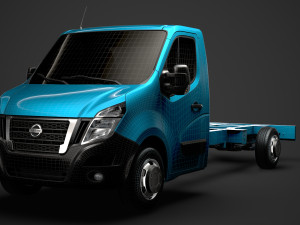 nissan nv400 singlecab sw e30 chassis 2014 Modelo 3D
