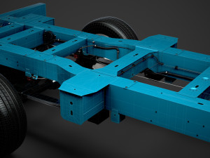nissan nv400 singlecab sw e30 chassis 2014 Modelo 3D