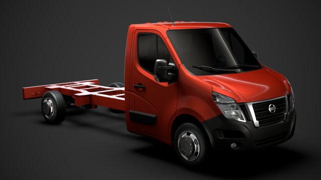 nissan nv400 singlecab sw e30 chassis 2020 Modelo 3D .c4d .max .obj .3ds .fbx .stl .blend 