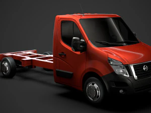 chassi nissan nv400 singlecab sw e30 2020 Modelo 3D