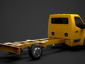 opel movano singlecab sw e30 chassis 2014 Model 3D
