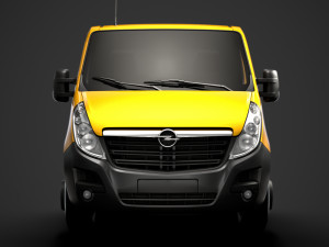 opel movano singlecab sw e30 chassis 2014 Model 3D