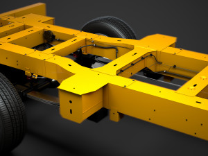 opel movano singlecab sw e30 chassis 2014 Model 3D
