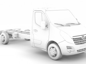 opel movano singlecab sw e30 chassis 2014 Model 3D