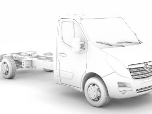 opel movano singlecab sw e30 chassis 2014 3D Model