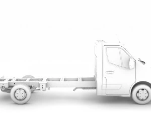 opel movano singlecab sw e30 chassis 2014 3D Model