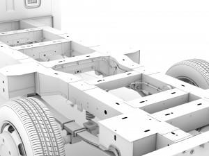 opel movano singlecab sw e30 chassis 2014 Model 3D