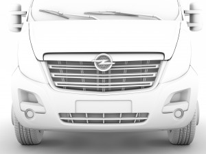 opel movano singlecab sw e30 chassis 2014 Model 3D