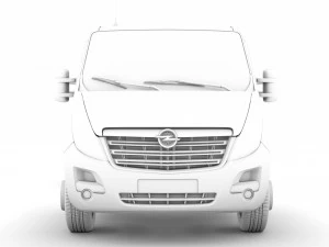 opel movano singlecab sw e30 chassis 2014 3D Model