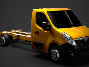 opel movano singlecab sw e30 chassis 2014 Model 3D