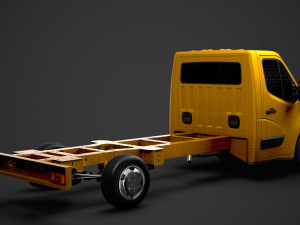 opel movano singlecab sw e30 chassis 2014 Model 3D