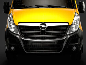 opel movano singlecab sw e30 chassis 2014 3D Model