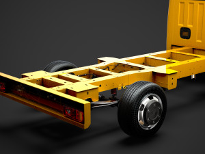 opel movano singlecab sw e30 chassis 2014 Model 3D
