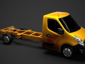 opel movano singlecab sw e30 chassis 2014 Model 3D