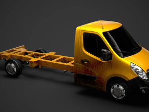 opel movano singlecab sw e30 chassis 2014 3D Model