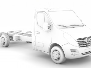 opel movano singlecab sw e30 chassis 2020 3D Model