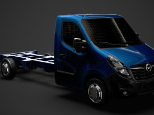 opel movano singlecab sw e30 chassis 2020 3D Model