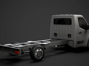 renault master singlecab sw e30 chassis 2010 3D Model