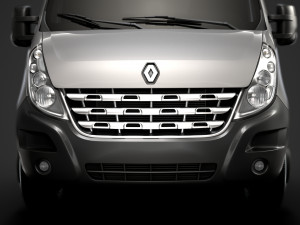 renault master singlecab sw e30 chassis 2010 3Dモデル