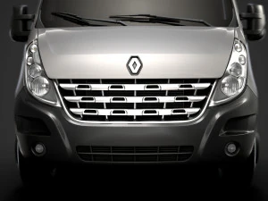 renault master singlecab sw e30 chassis 2010 3D Model