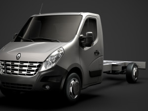 renault master singlecab sw e30 chassis 2010 3Dモデル