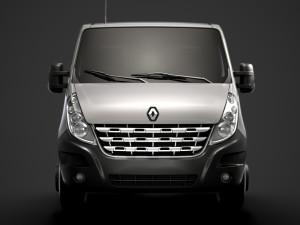 renault master singlecab sw e30 chassis 2010 3Dモデル